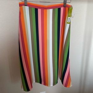 Gianni Bini Striped Midi Skirt